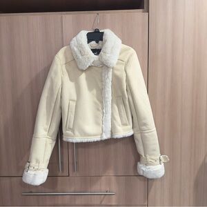 Hollister Cream Teddy Jacket